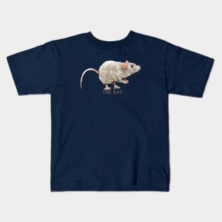 Year of the Rat Watercolor Illustration Kids T-Shirt